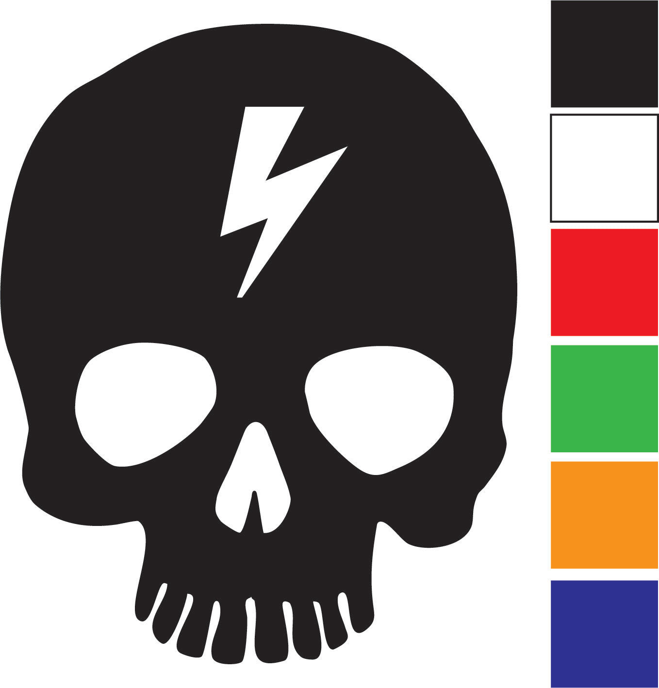 Skull 72 Decal