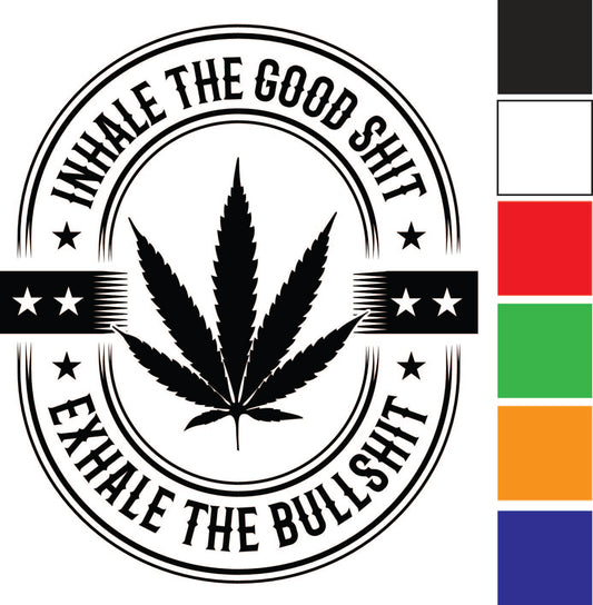 Inhale Exhale Decal