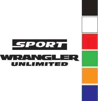 Wrangler Sport Decal